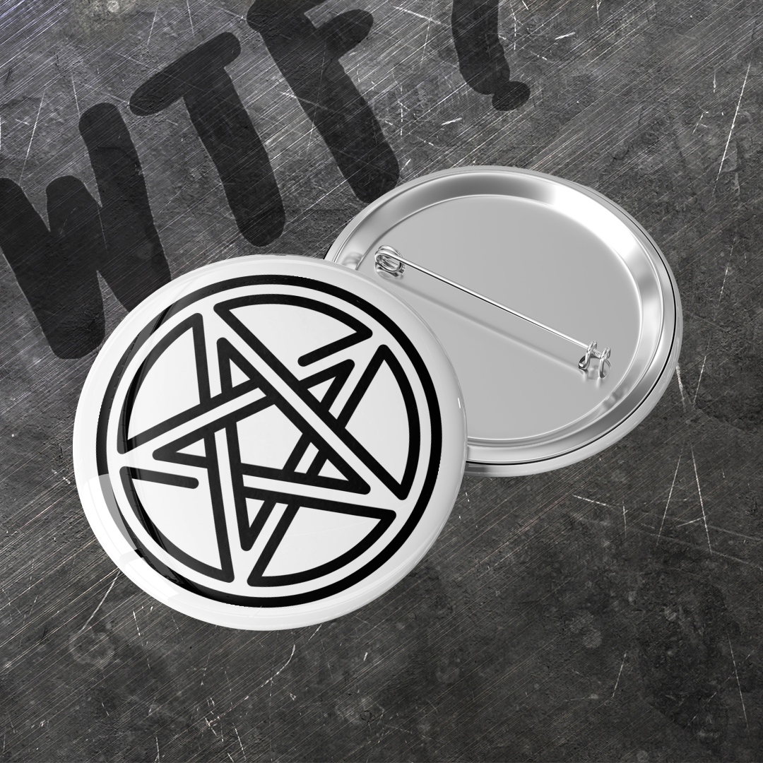 Pentagram feher kituzo