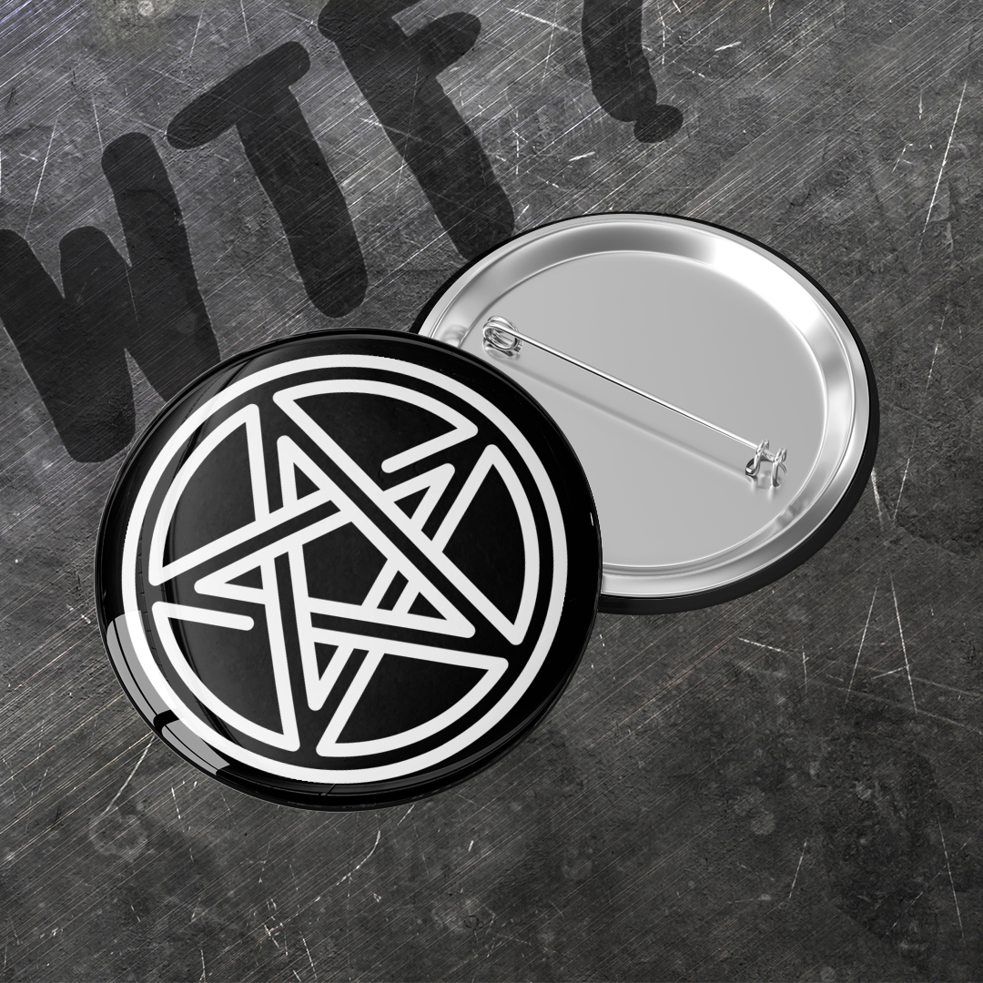 Pentagram fekete kituzo