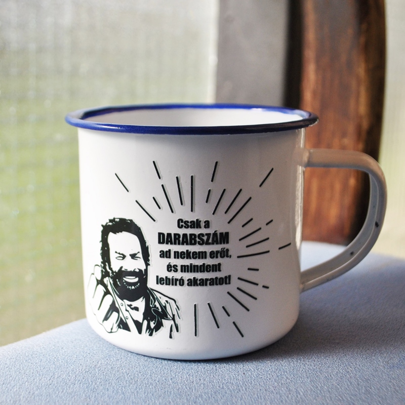 Bud Spencer darabszámos bádog bögre