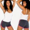 Futo short - Fucsia - szurke - Image 2