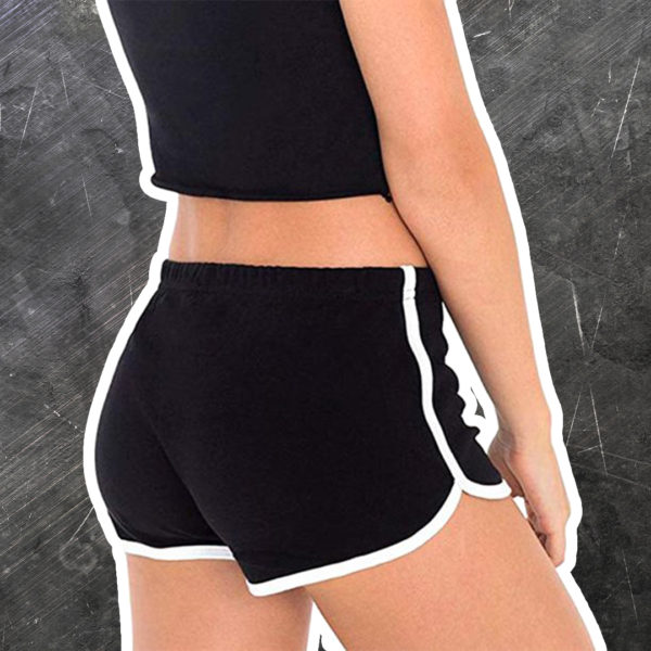 Futo short - fekete - feher