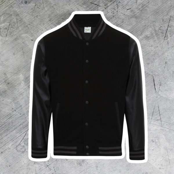 Letterman pulcsi - Fekete XS