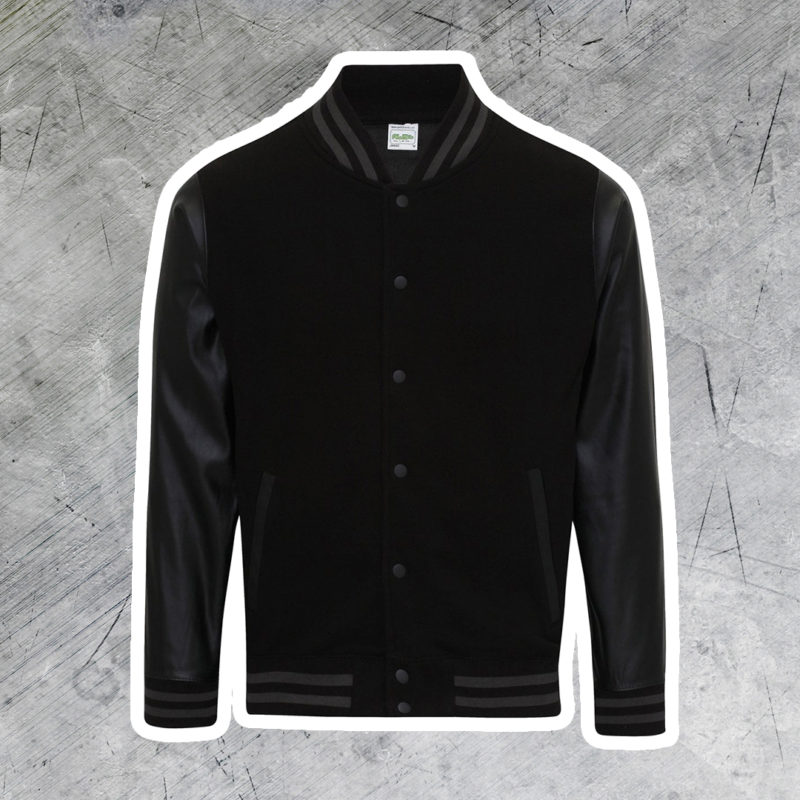 Letterman pulcsi - Fekete XS
