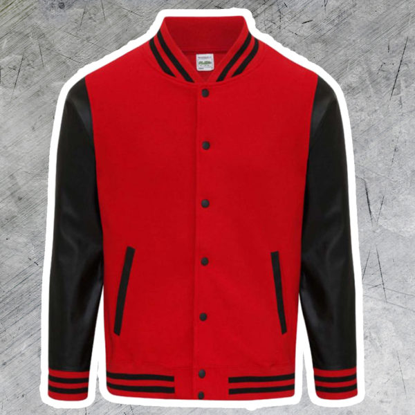 Letterman pulcsi - Piros