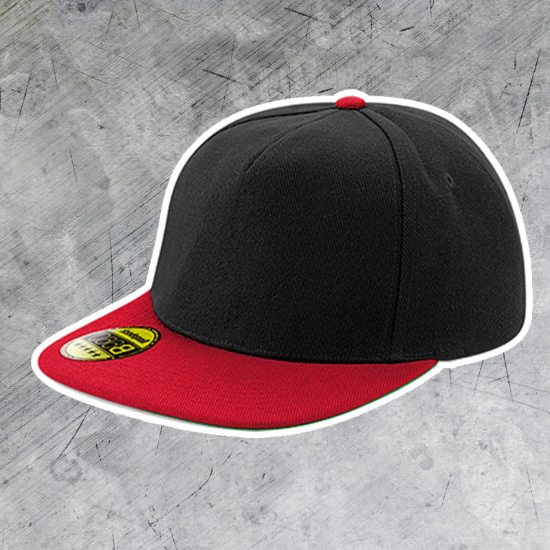 ures Fekete - piros snapback