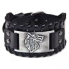 Viking wolf fekete karkötő