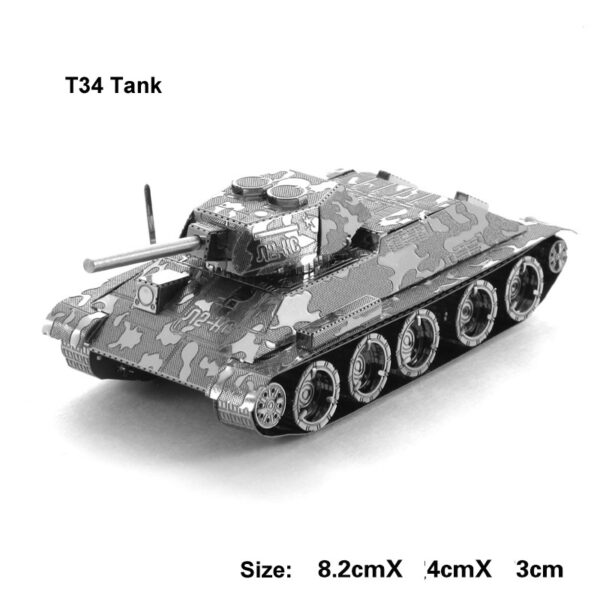 T34 tank 3D puzzle és makett - Image 4