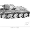 T34 tank 3D puzzle és makett - Image 3