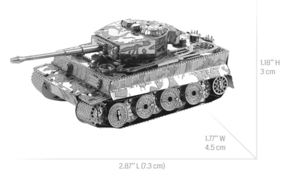 Tigris tank 3D puzzle és makett - Image 3