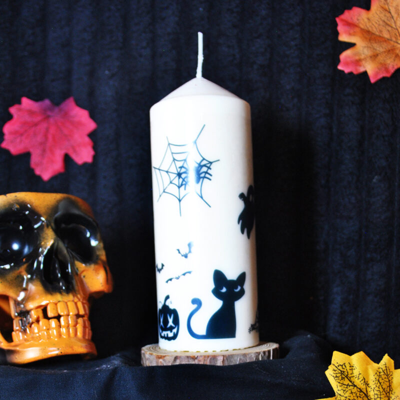 Halloween gyertya