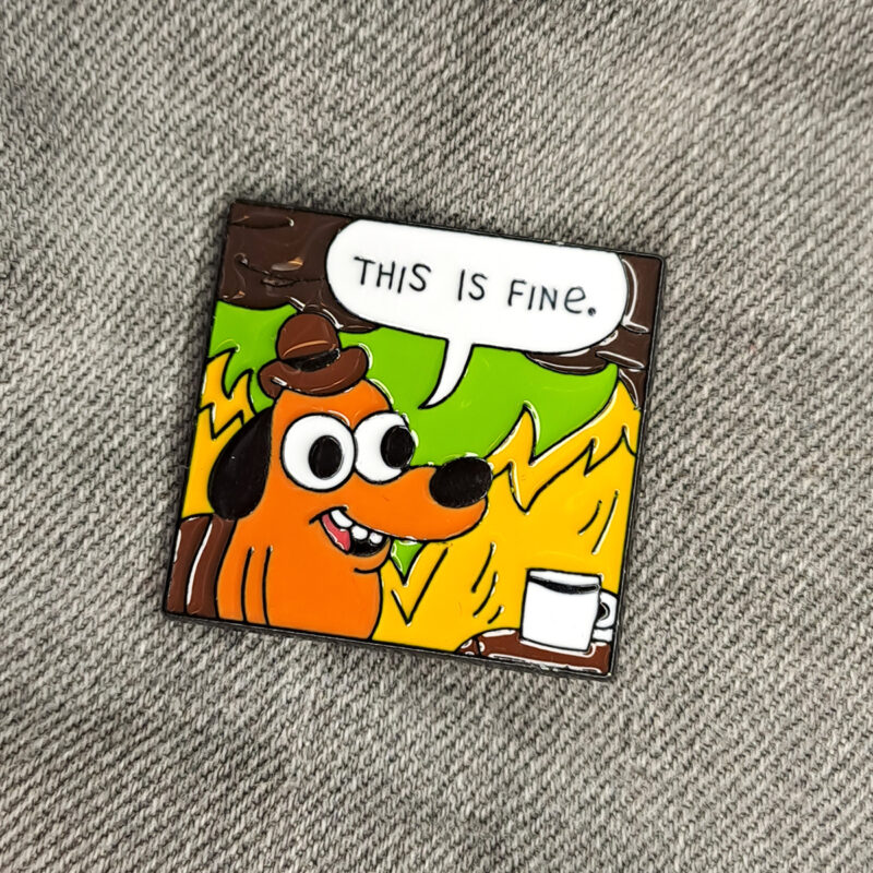 Fine ok dog kitűző