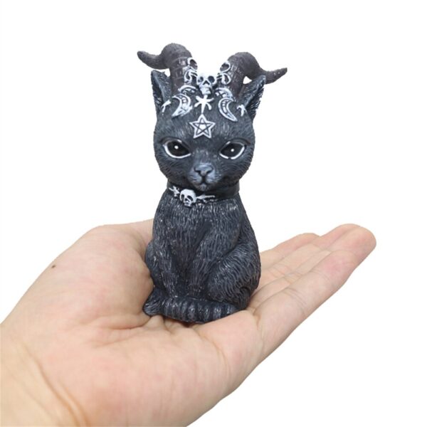 Baphomet macska szobor - Akril - Image 2