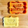 Stop talking sütiforma