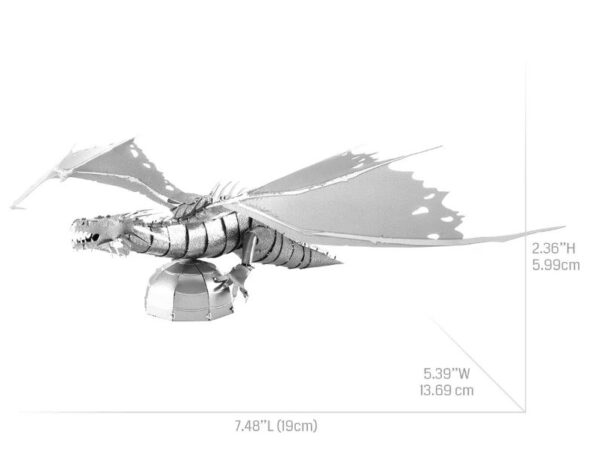 Fekvő sárkány 3D puzzle és makett - Image 2