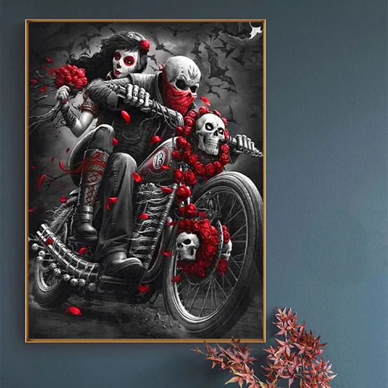 Mariachi motoros 5D gyémántkirakó