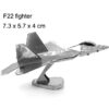 F22 vadászgép 3D puzzle és makett - Image 2
