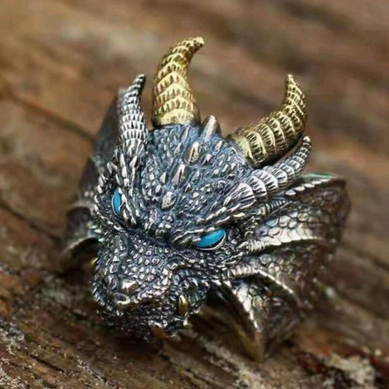 Blue dragon állítható gyűrű