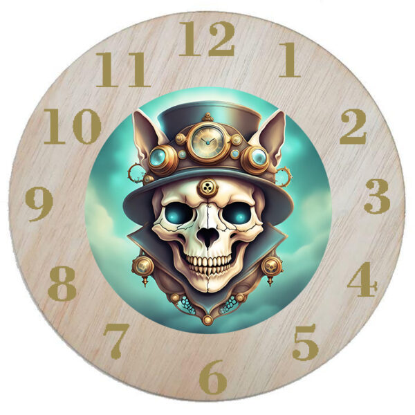 Steampunk skull óra 20 cm - Image 2