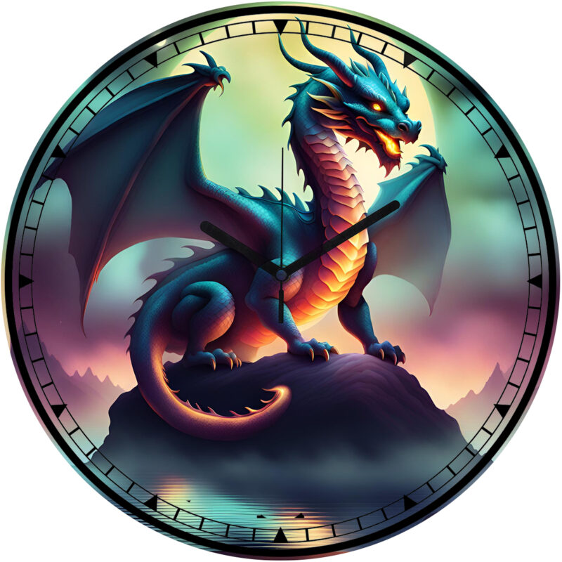 Dark Dragon óra 20 cm