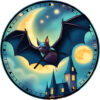 Moon bat óra több méretben - Image 2