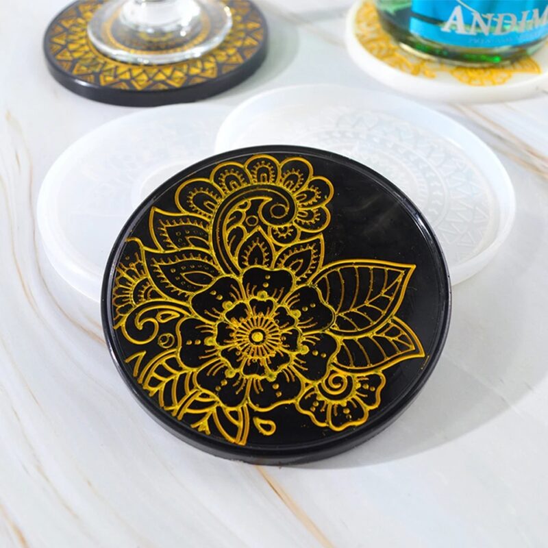 Henna kerámia tál/poháralátét több színben