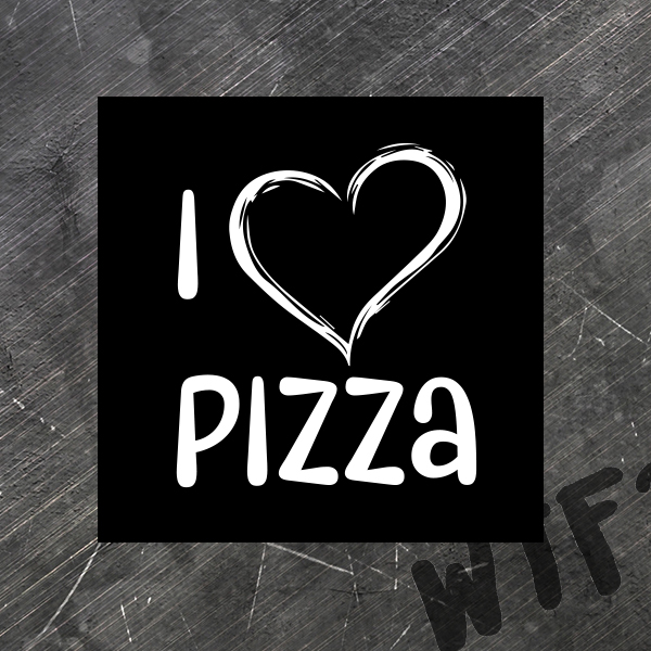 Love pizza felvarró