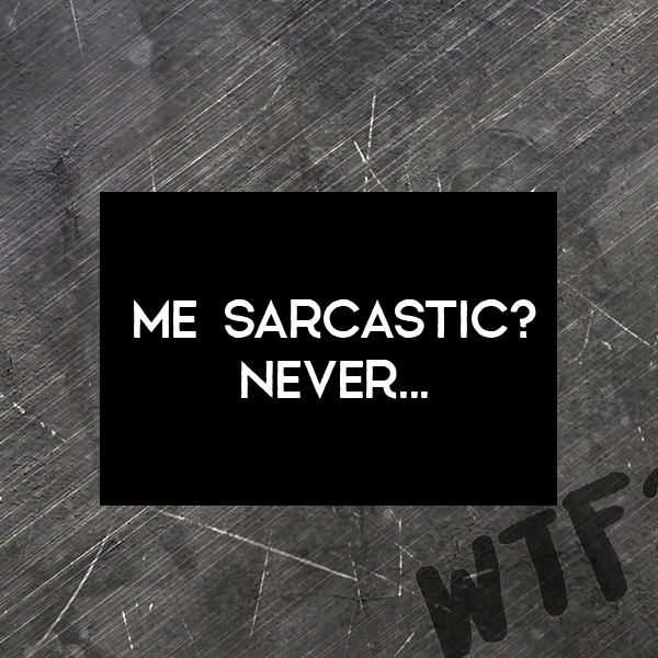 Sarcastic felvarró