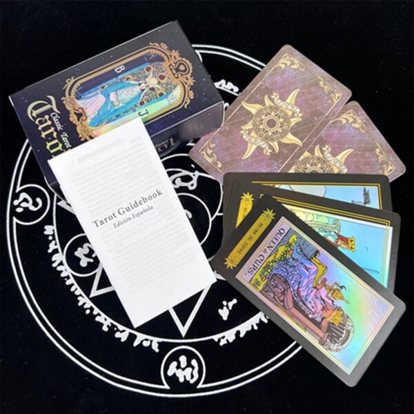 A.E. Waite classic holografikus 78 lapos Tarot kártyakészlet - Image 6