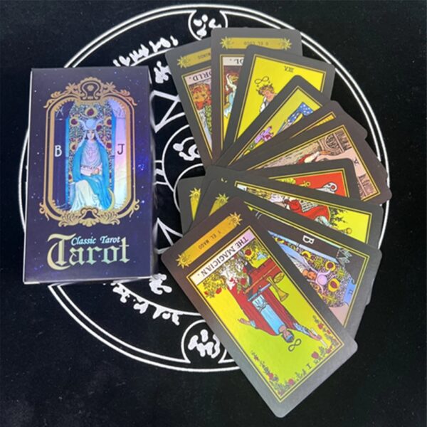 A.E. Waite classic holografikus 78 lapos Tarot kártyakészlet