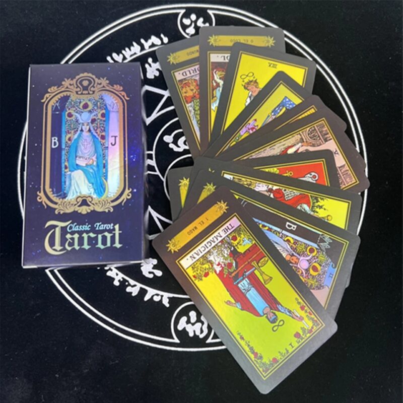 A.E. Waite classic holografikus 78 lapos Tarot kártyakészlet