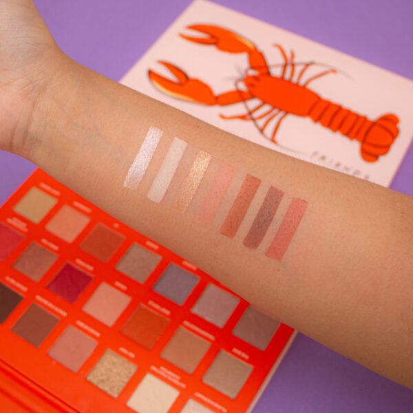 Revolution X Friends He’s Her Lobster Shadow Palette szemhéjpúder paletta - Image 5