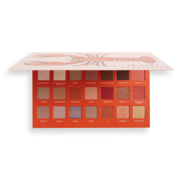 Revolution X Friends He’s Her Lobster Shadow Palette szemhéjpúder paletta - Image 3
