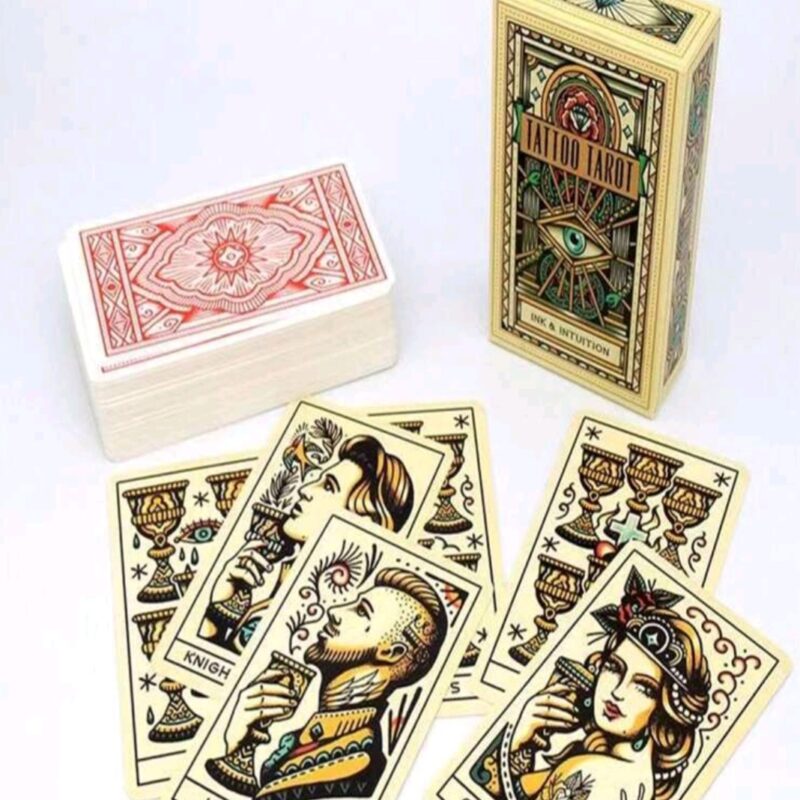 Tattoo Tarot 78 lapos kártyakészlet