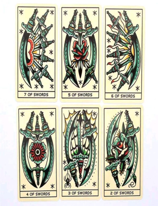 Tattoo Tarot 78 lapos kártyakészlet - Image 4