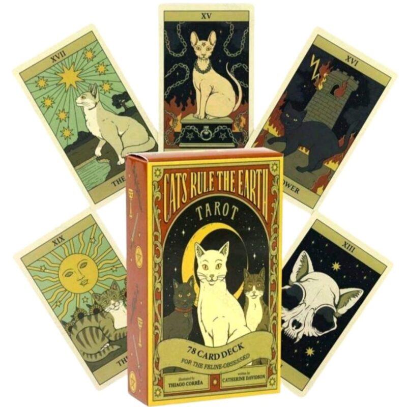 Cat Tarot 78 lapos kártyakészlet