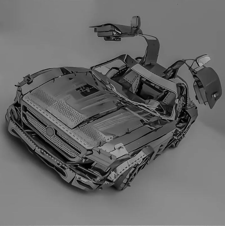 Kocsi 3D puzzle és makett