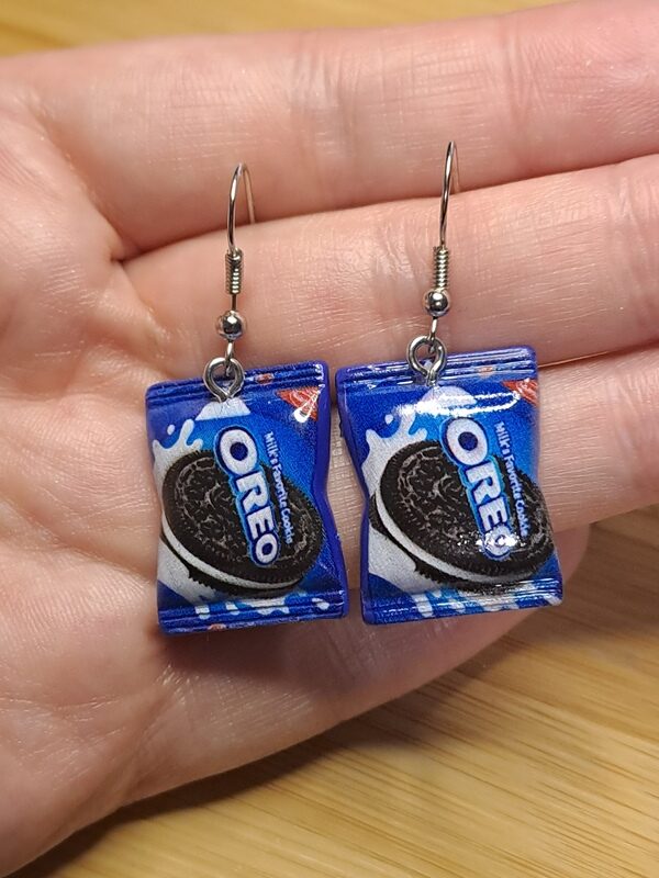 Oreo fülbevaló