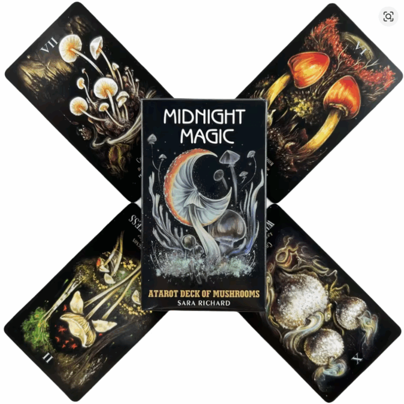 Gombás tarot kártya - jóskészlet