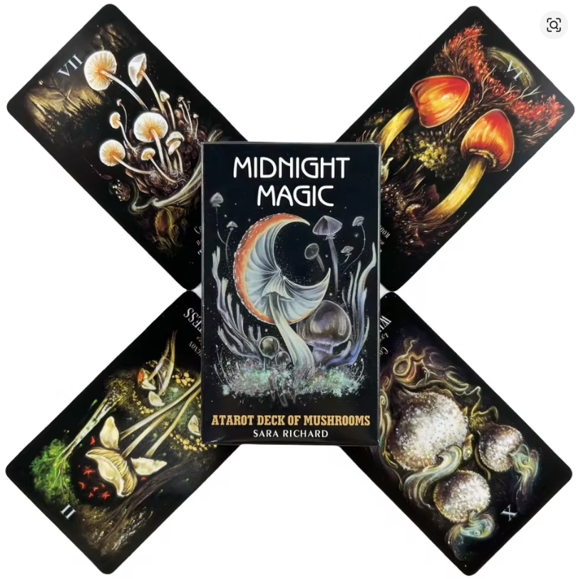 Gombás tarot kártya - jóskészlet