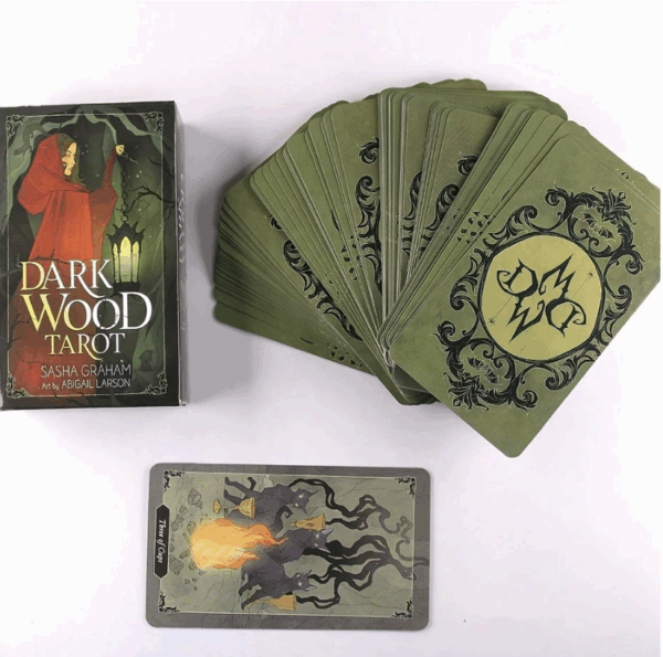 Éjszakai erdő grafikájú tarot kártya - jóskészlet
