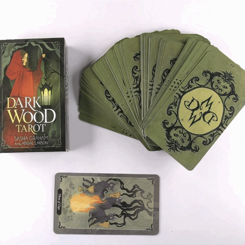 Éjszakai erdő grafikájú tarot kártya - jóskészlet