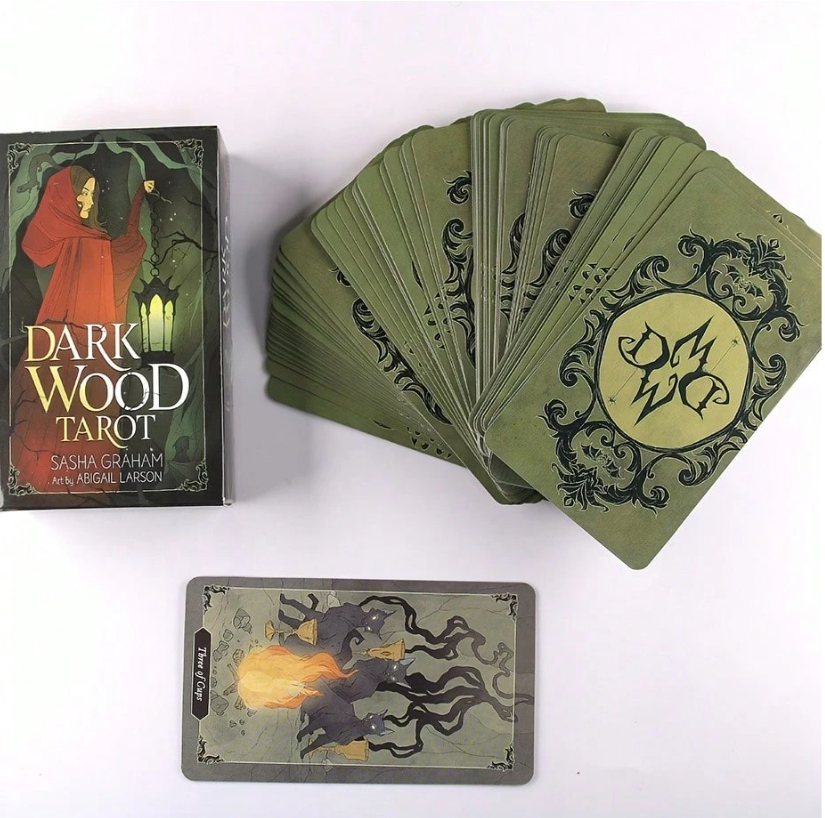 Éjszakai erdő grafikájú tarot kártya - jóskészlet