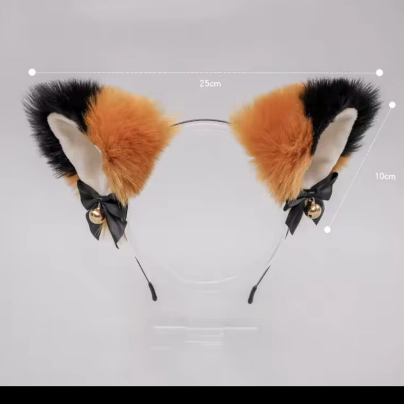 Róka füles cuki hajráf - Cosplay kiegészítő