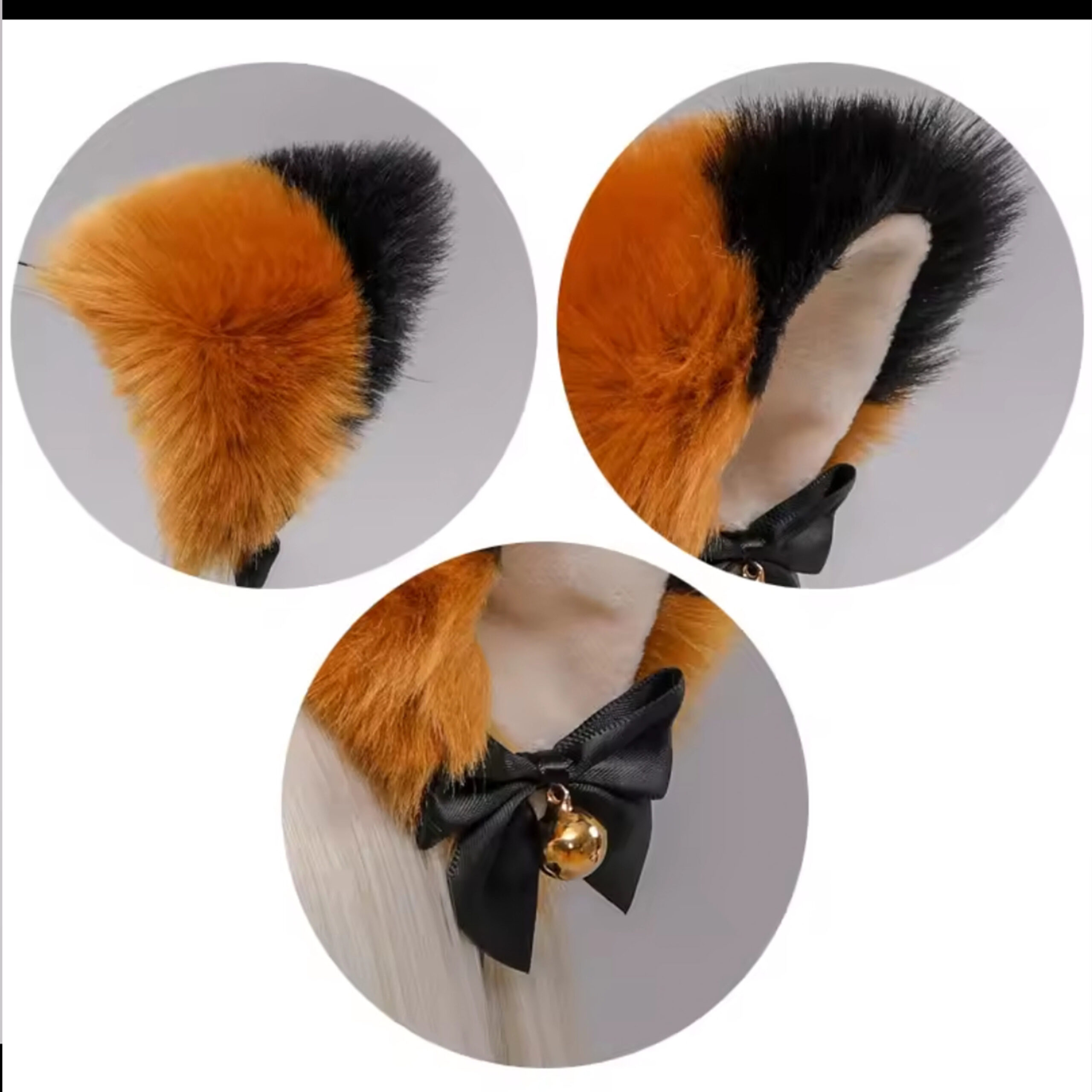 Róka füles cuki hajráf - Cosplay kiegészítő