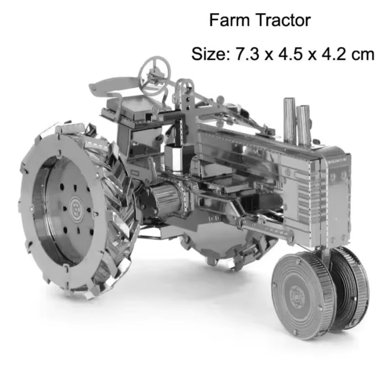 3D puzzle traktor, melynek összerakásával egy makettet kapsz!