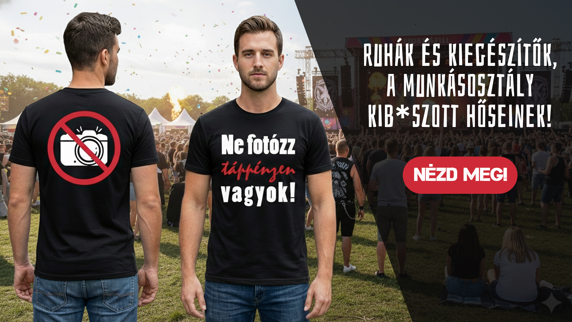 Munkáshumor ruhákon, kiegészítőkön. Tökéletes ajándékötlet kollégáknak!