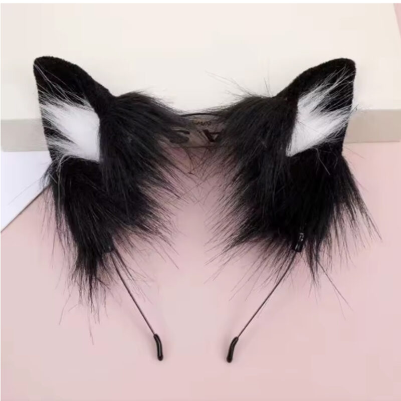 Róka füles cuki hajráf - Cosplay kiegészítő